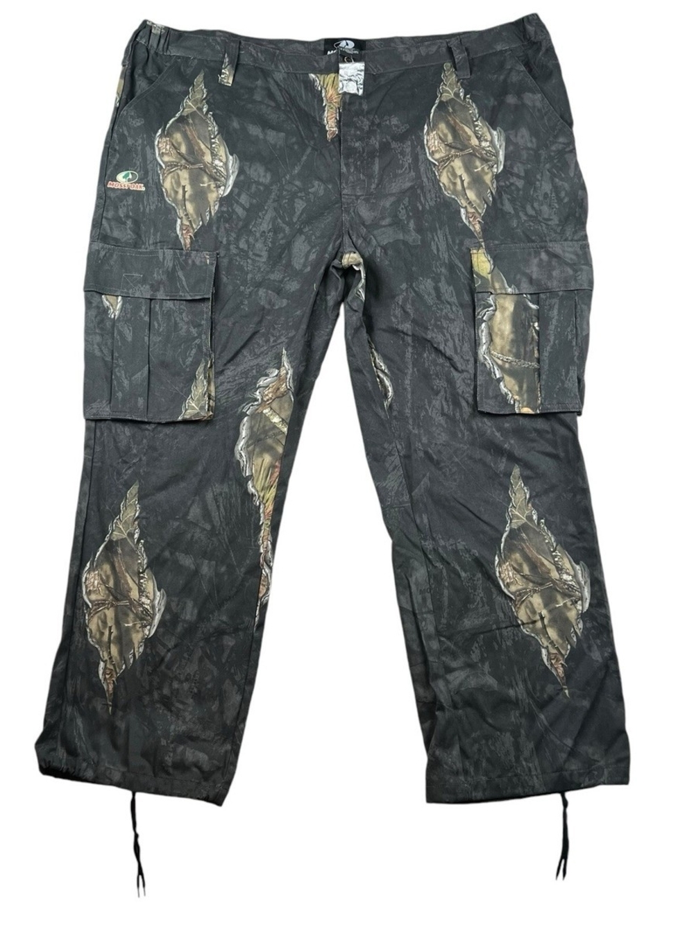NEW Mossy Oak ECLIPSE Black Camo Cargo Pants 3XL Men's Bow Real Tree Camouflage